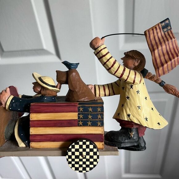 Williraye Studio 2001 "Star Spangled Derby" WW1330 Soap Box Racer USA July 4th - Picture 4 of 9